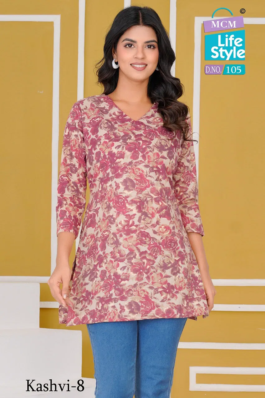 Kashvi Vol 8 By Mcm Fancy Cotton Wholesale Ladies Top Suppliers In Mumbai
